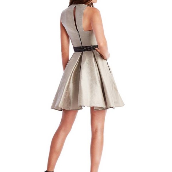 Marciano Asymmetrical Neckline Cocktail Dress - Picture 2 of 4